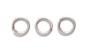 6FI221-AS: Jump Ring ANT Silver 5.5mm 21GA 115PC/7GM