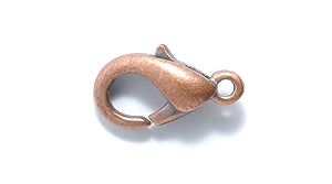 13FI544-AC: Clasp Lobster ANT Copper 6x12.5mm 25PC