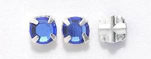 5RH274R: Preciosa Viva Rosemontee Sapphire 5mm-24PC