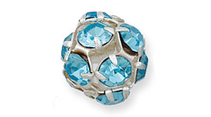 10CC262-BS: Preciosa R/S Ball Aqua Bohemica 10mm-18PC