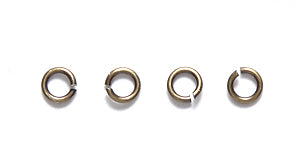 3FI206-AB: Jump Ring ANT Brass 3mm 22GA 364PC/7GM