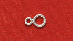 8FI40-SS: Connector Figure 8 Sterling 8mm 1 Piece