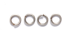 4FI221-AS: Jump Ring ANT Silver 4mm 21GA 170PC/7GM