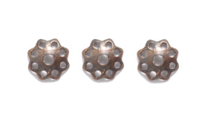 6FI260-AC: Bead Cap Filigree ANT CPPR 6mm-25PC