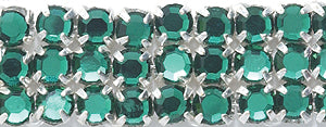 3RH287-35: Preciosa Viva Rosemontee Emerald 3.5mm-144PC