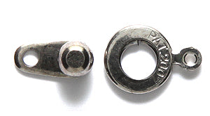 8FI155-AP: Clasp Ball & Socket 8mm Antique Pewter 4 Sets