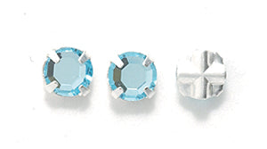 5RH262: Preciosa Viva Rosemontee Aqua Silver 5mm-144PC