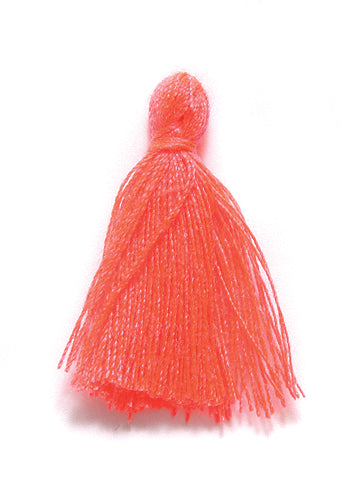 1TA194-C: Cotton Tassel Hot Pink 1 Inch 20 Piece 1 Package