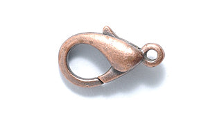 14FI544-AC: Clasp Lobster ANT Copper 7x14mm-40PC