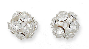 8CC212-BS: Preciosa R/S Ball Crystal Silver 8mm-24PC