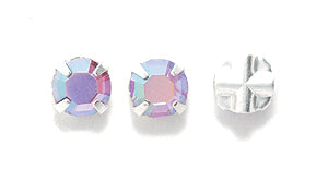 5RH592R: Preciosa Rosemontee Rose AB Silver 5mm-24PC