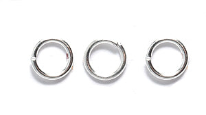 6FI221-S: Jump Ring Silver 5.5mm 21GA 928PC -56GM