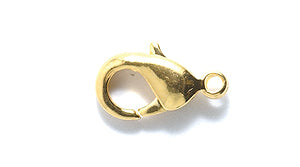 12FI544-G: Clasp Lobster Gold 6x12mm 15PC