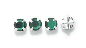 4RH287: Preciosa Viva Rosemontee Emerald 4mm-144PC