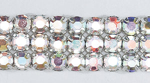 3RH512-35: Preciosa Viva Rosemontee Crystal AB 3.5mm-144PC