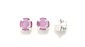 4RH292: Preciosa Rosemontee Rose Silver 4mm-144PC