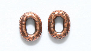 TC5790-AC: Distressed Oval 6x8mm Ant CPPR 2x4 ID