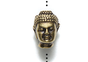 TC5718-AB: Buddha Head 9x13mm Ant Brass