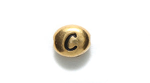 TC510-CG: Letter C 6x7mm Ant GLD