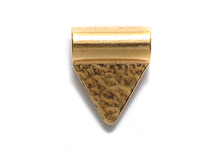 TC5820-GL: Baule Hammered Flag 10x13mm GLD