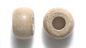 10WC151-C: CZ Wood Crow Natural 6x10mm 4mm Hole 800PC