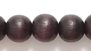 8WO158-C: CZ Wood Round Walnut 8mm 1200PC