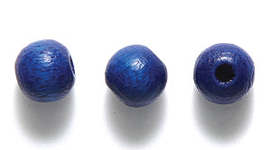 6WO178-C: CZ Wood Round DK Blue 5x6mm 1000PC