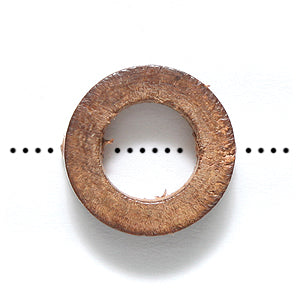 91WO154-15: Wood Ring 15mm 30PC