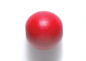 12WO147R: CZ Wood Round Red 12mm-50PC