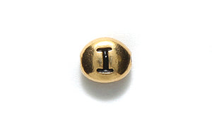 TC510-IG: Letter I 6x7mm Ant GLD