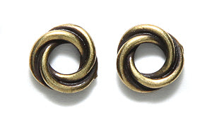 TC5768-AB: Twisted Ring 8mm Ant Brass