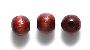 6WO157-CR: CZ Wood Round Brown 5x6mm-200PC