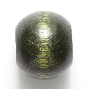 20NW188: Wood Round Green 20mm 30PC