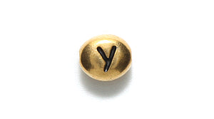 TC510-YG: Letter Y 6x7mm Ant GLD