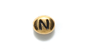 TC510-NG: Letter N 6x7mm Ant GLD