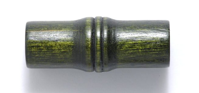 67NW188: Wood Bamboo Shape Green 14x40mm 25PC