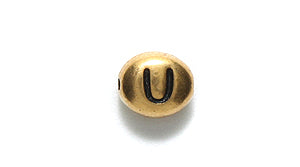 TC510-UG: Letter U 6x7mm Ant GLD