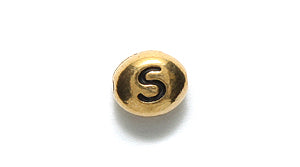 TC510-SG: Letter S 6x7mm Ant GLD