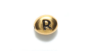 TC510-RG: Letter R 6x7mm Ant GLD