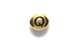 TC510-QG: Letter Q 6x7mm Ant GLD