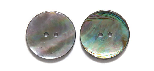 AB170: Abalone Choker Center 2 Hole Disc 19mm