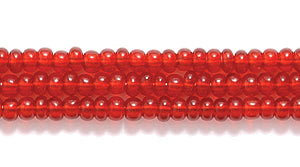 11SB246R: CZ Seed Bead Trans Garnet 11/0-1HK