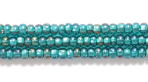 11SB487-ABR: CZ Seed Bead SIL-Line Emerald AB 11/0-1HK