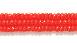 11SB142-CR: CZ Seed Bead True Cut Op LT Red 11/0-1HK