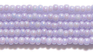 11SB595R: CZ Seed Bead Soft Lavender AB 11/0 Standard Hank