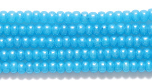 11SB365-TAR: CZ Seed Bead Terra Luster Maize Blue 11/0-1HK