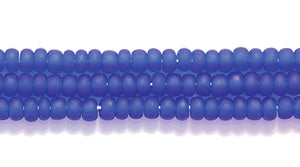 11SB278-MR: CZ Seed Bead Trans Cobalt Matte 11/0-1HK