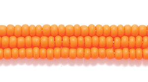 11SB134-MR: CZ Seed Bead Op Orange Matte 11/0-1HK