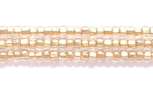 11SB4212R: CZ Seed Bead Brass Lined Crystal 11/0-1HK