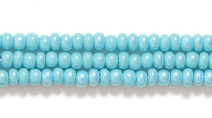 10SB585R: CZ Seed Bead Turquoise Green AB 10/0-1HK